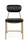 Sedia Addy con struttura in acciaio verniciato a polvere epossidica, per arredo interno 44 x 55 x h 80 cm