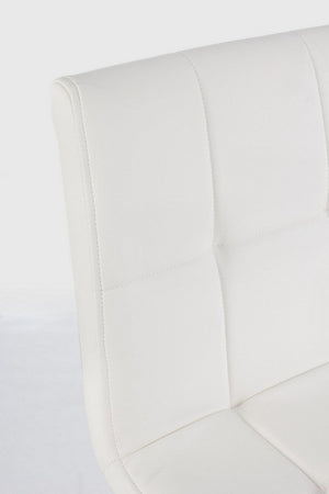 Sgabello da bar Bruce per interno, Gambe In Tubolare Di Acciaio Verniciato Effetto Legno, 46 x 40 x 108 cm