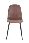 Sedia Irelia con struttura seduta e schienale in compensato, per arredo interno 52,5 x 42,5 x h 90 cm