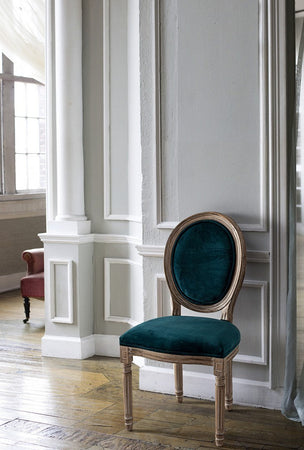 Sedia "Mathilde" con struttura in legno di betulla, per arredo interno 48 x 46 x h 96 cm