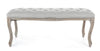 Panca Mathilde per interno, con Struttura In Legno Di Betulla E Rubberwood, da 110x36x47h cm