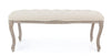 Panca Mathilde per interno, con Struttura In Legno Di Betulla E Rubberwood, da 110x36x47h cm