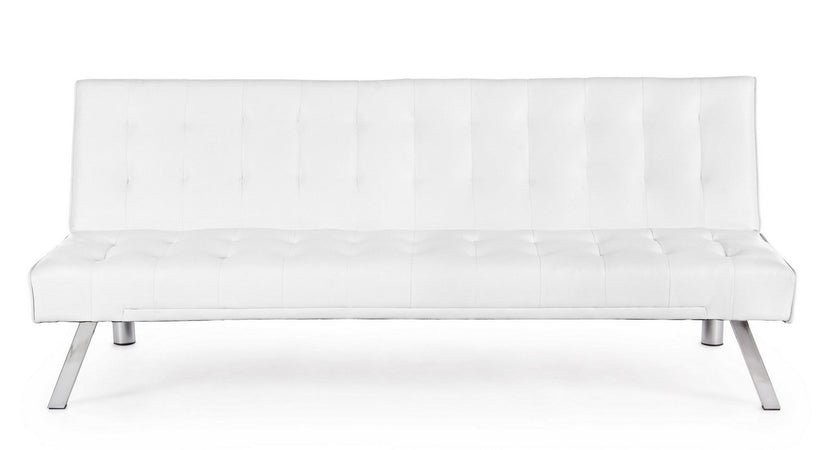 Divano letto "Forbes"  per interno con struttura in legno di eucalipto, 180 x 82 x 73 cm