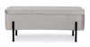 Panca Contenitore Irina per interno, con Struttura In Mdf E Compensato, da 110x42x42h cm