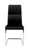 Sedia Thelma con struttura in acciaio, per arredo interno 43,5 x 62 x h 102 cm