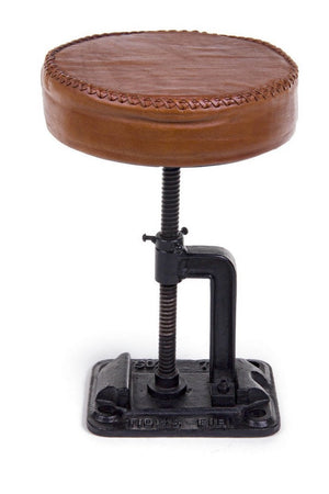 Sgabello per interno "Charleston" Struttura In Acciaio, 30 x 30 x 46/60 h cm