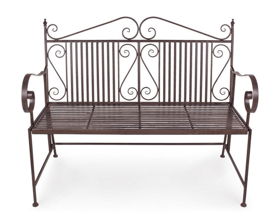 Panca "Melanie" per interno, con Acciaio Verniciato A Polvere Epossidica, da 115x60x92h cm