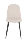 Sedia Irelia con struttura seduta e schienale in compensato, per arredo interno 52,5 x 42,5 x h 90 cm