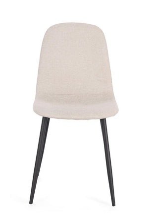 Sedia "Irelia" con struttura seduta e schienale in compensato, per arredo interno 52,5 x 42,5 x h 90 cm