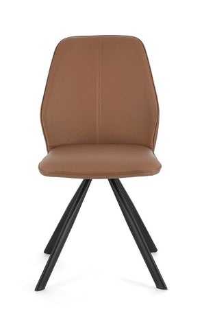 Sedia "Maxwell" con struttura in compensato, per arredo interno 44 x 62 x h 88 cm