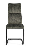 Sedia Thelma con struttura in acciaio, per arredo interno 43,5 x 62 x h 102 cm