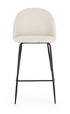 Sgabello da bar Carry per interno, Struttura In Acciaio E Compensato, 38 x  x 38 x 75 cm