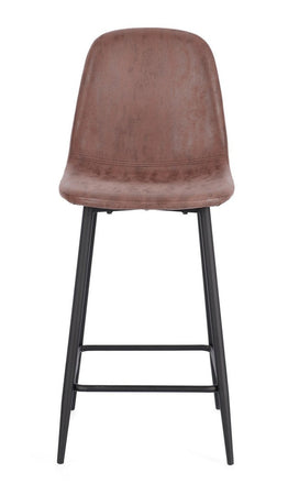 Sgabello per interno "Irelia" Struttura Seduta E Schienale In Compensato, 46 x 39 x 92 h cm