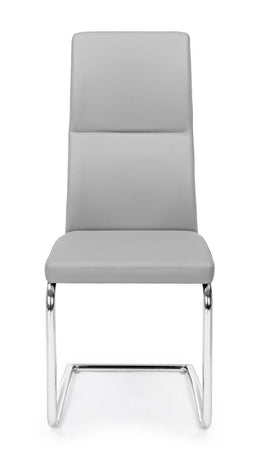 Sedia "Thelma" con struttura in acciaio, per arredo interno 43,5 x 62 x h 102 cm