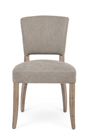 Sedia "Maratriz" con struttura in legno di frassino con finitura a base di nitrocellulosa, per arredo interno 52 x 63 x h 90 cm