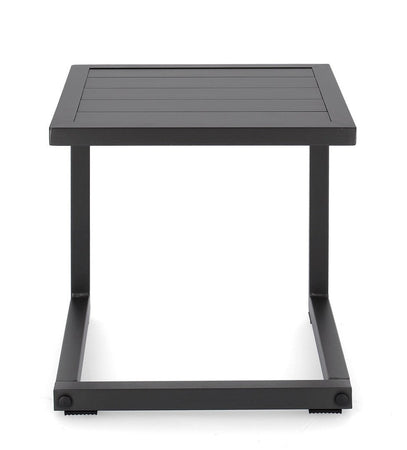 Tavolino da caffe "Hilde" per lettino da esterno e giardino 40 cm in alluminio