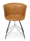 Sedia Loft con gambe in acciaio verniciato a polvere epossidica, per arredo interno 56 x 54 x h 76 cm