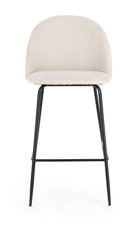 Sgabello da bar Carry per interno, Struttura In Acciaio E Compensato, 38 x  x 38 x 75 cm