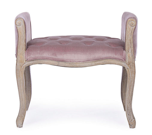 Panca Singola "Diva" per interno, con Struttura In Rubber Wood, da 71x48x60h cm