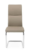 Sedia Thelma con struttura in acciaio, per arredo interno 43,5 x 62 x h 102 cm