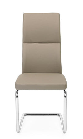 Sedia "Thelma" con struttura in acciaio, per arredo interno 43,5 x 62 x h 102 cm