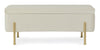 Panca Contenitore Irina per interno, con Struttura In Mdf E Compensato, da 110x42x42h cm