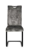 Sedia Kenneth con gambe in acciaio verniciato a polvere epossidica, per arredo interno 42 x 56 x h 102 cm
