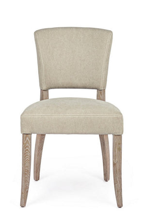 Sedia "Maratriz" con struttura in legno di frassino con finitura a base di nitrocellulosa, per arredo interno 52 x 63 x h 90 cm