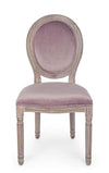 Sedia Mathilde con struttura in legno di betulla, per arredo interno 48 x 46 x h 96 cm