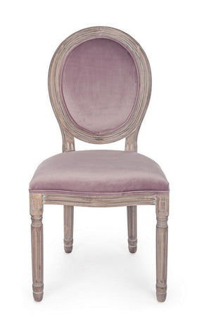 Sedia "Mathilde" con struttura in legno di betulla, per arredo interno 48 x 46 x h 96 cm
