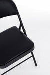 Sedia Felicity con struttura in tubolare di acciaio ø22 mm verniciato a polvere (poliestere), per arredo interno 45 x 45 x h 78 cm