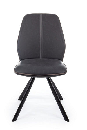 Sedia "Maxwell" con struttura in compensato, per arredo interno 44 x 62 x h 88 cm