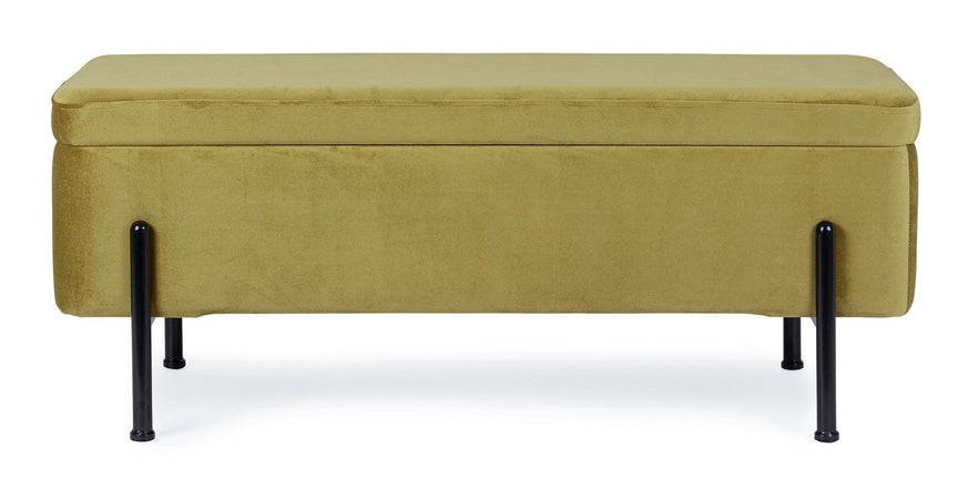 Panca Contenitore "Irina" per interno, con Struttura In Mdf E Compensato, da 110x42x42h cm