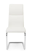 Sedia Thelma con struttura in acciaio, per arredo interno 43,5 x 62 x h 102 cm