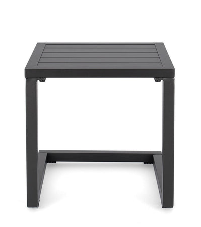 Tavolino da caffe "Hilde" per lettino da esterno e giardino 40 cm in alluminio