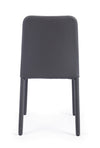 Sedia Pathos con struttura e gambe in acciaio, per arredo interno 42 x 61 x h 85,5 cm