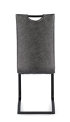 Sedia Kenneth con gambe in acciaio verniciato a polvere epossidica, per arredo interno 42 x 56 x h 102 cm