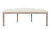 Panca Tilde per interno, con Struttura In Legno Di Betulla E Rubberwood, da 125x42x48h cm