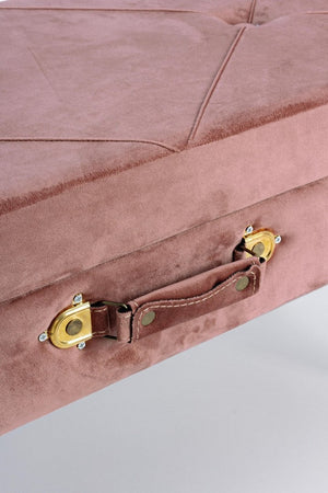 Panca Contenitore "Polina" per interno, con Struttura In Mdf, da 80x34x42h cm