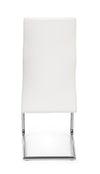 Sedia Thelma con struttura in acciaio, per arredo interno 43,5 x 62 x h 102 cm