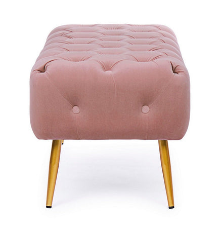 Panca "Giacinta" per interno, con Struttura In Mdf E Compensato, da 103x46x40h cm