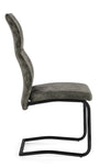 Sedia Thelma con struttura in acciaio, per arredo interno 43,5 x 62 x h 102 cm