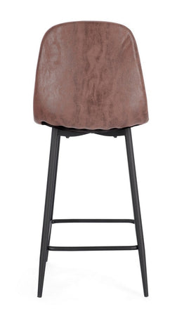 Sgabello per interno "Irelia" Struttura Seduta E Schienale In Compensato, 46 x 39 x 92 h cm