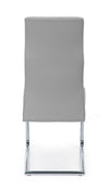 Sedia Thelma con struttura in acciaio, per arredo interno 43,5 x 62 x h 102 cm
