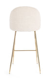 Sgabello da bar Carry per interno, Struttura In Acciaio E Compensato, 38 x  x 38 x 75 cm