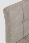 Sgabello da bar Greyson per interno, Struttura E Base Grigio Opaco In Acciaio Verniciato A Polvere (Poliestere), 42 x 51 x 92/113 cm