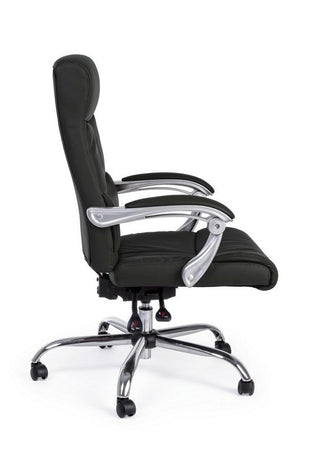 Sedia "Lisbona" da ufficio ergonomica con braccioli, altezza regolabile, schienale reclinabile