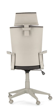 Poltrona "Gordon" da ufficio ergonomica con braccioli, meccanismo Butterfly