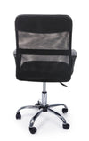 Poltrona Nairobi da ufficio ergonomica con braccioli, altezza regolabile, colore nero
