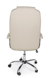 Poltrona Dehli da ufficio ergonomica, rivestimento in similpelle con braccioli e ruote